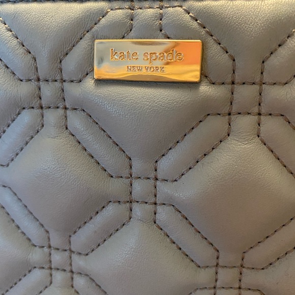 Kate Spade Quilted Crossbody, Light Blue - Picture 4 of 7
